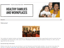 Tablet Screenshot of phillyearnedsickdays.com